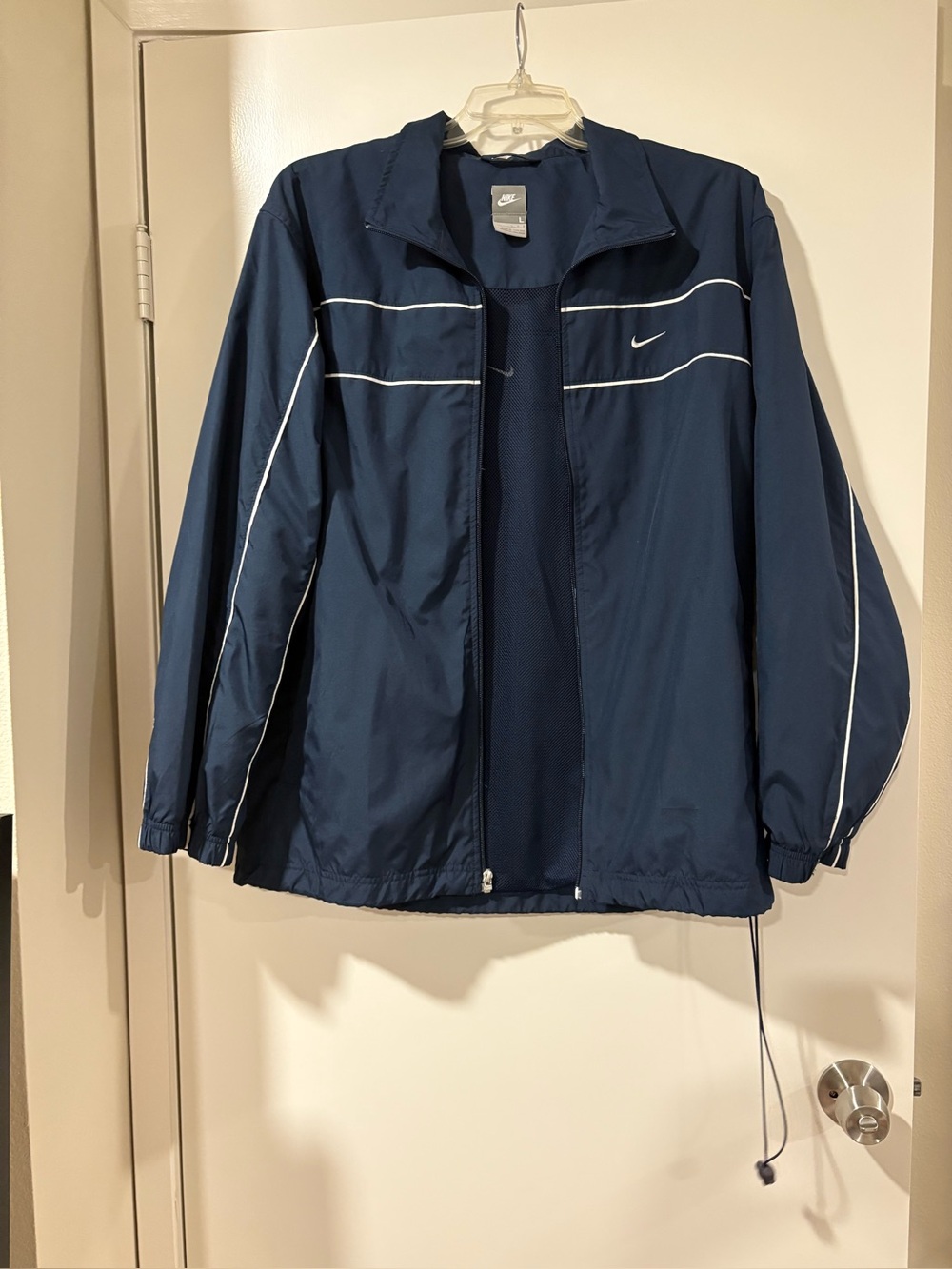 Dark Blue Vintage Nike Windbreaker